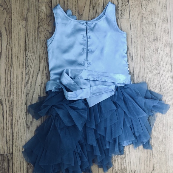 Holiday sequin and satin dress - Picture 2 of 4